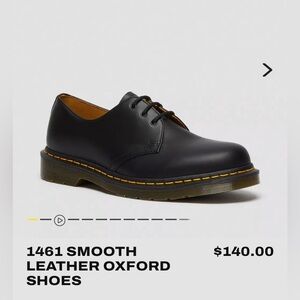 Brand new Dr. Martens- 1461 Smooth Leather Oxford’s (size 12M)